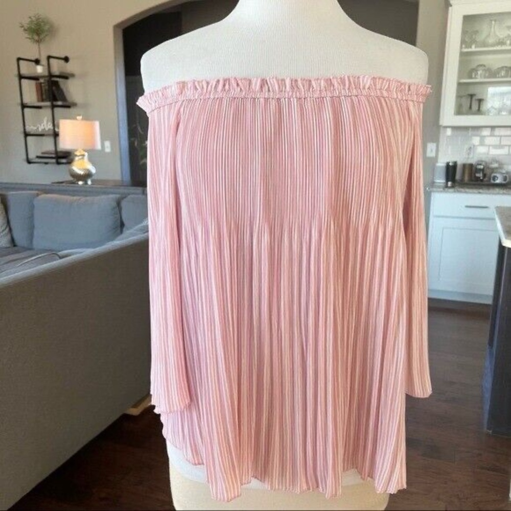 Halston Pink blouse